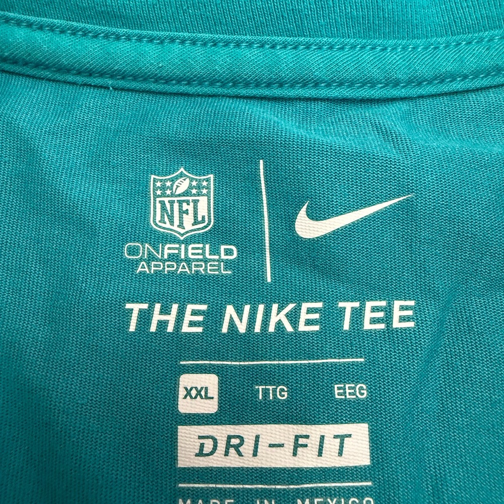 Nike Miami Dolphins Teal Long Sleeve Dri-FIT Shirt - NFL - Picture 2 of 5